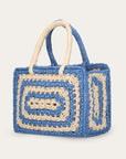 Mini N°1 in Celeste / Sandstone